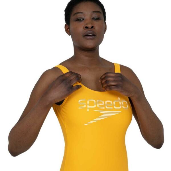 Speedo Speedo Stripe Logo Deep U-Back 1 Piece 812369 SportSMaloy 5