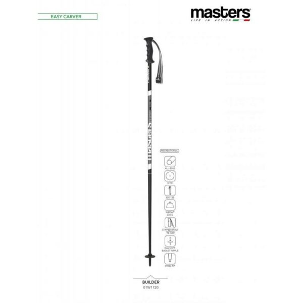 Masters Masters BUILDER Black-White 01W1720 SportSMaloy 1