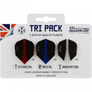 Harrows Dart Flights Retina, Tri Pack HA301 SportSMaloy 5