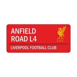 Liverpool Liverpool FC Anfield Road skilt (rødt) 30023 SportSMaloy 2