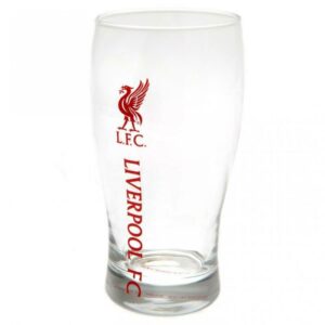 Liverpool Wordmark Crest Pint Glass SportS Måløy 1