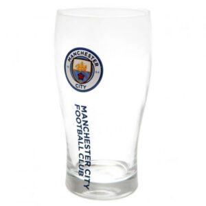 Manchester City FC Tulip Pint Glass SportS Måløy 1