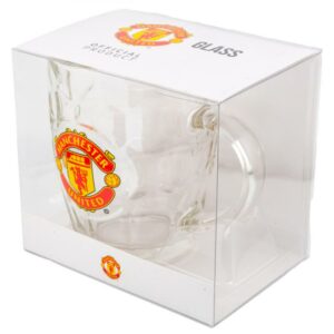 Manchester United FC Dimple Glass Tankard SportS Måløy 1